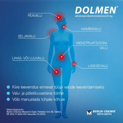 DOLMEN SUUKAUDNE LAHUS KOTIKESES 25MG N10 - Tootepilt 3