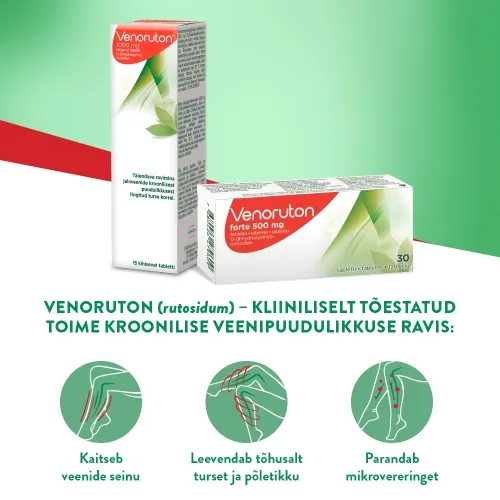 VENORUTON FORTE TBL 500MG N30 - Tootepilt 1
