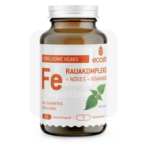 ECOSH RAUAKOMPLEKS+NÕGES+VITAMIINID KAPSLID N60