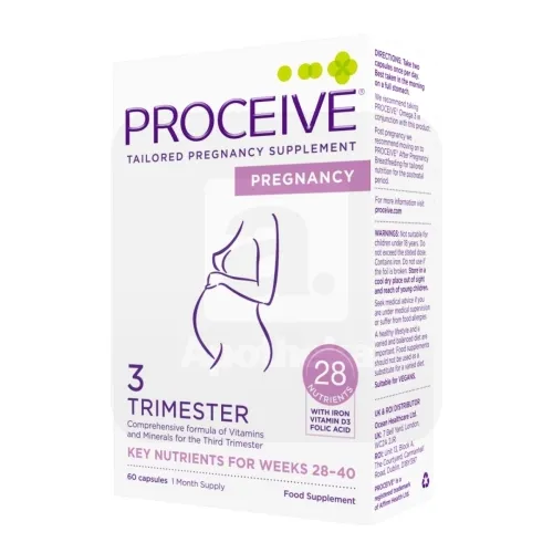 PROCEIVE PREGNANCY TRIMESTER 3 KAPSLID N60