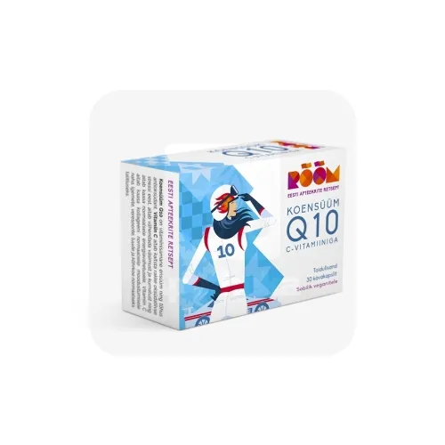 RÕÕM KOENSÜÜM Q10 C-VITAMIINIGA 100MG N30