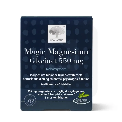 NEW NORDIC MAGIC MAGNESIUM GLYCINAT 550MG N60