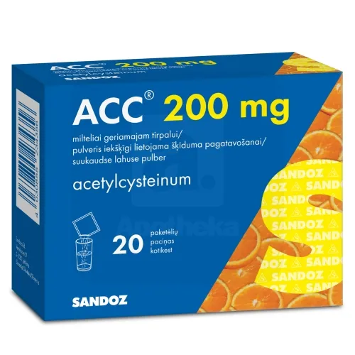 ACC 200MG SUUKAUDSE LAHUSE PULBER 200MG N20