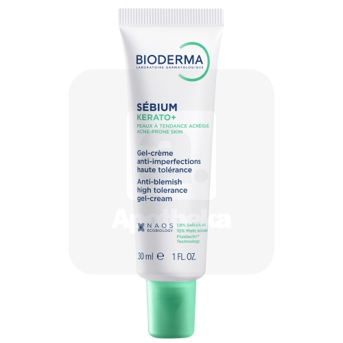 BIODERMA SEBIUM KERATO+ GEELKREEM AKNELISELE NAHALE 30ML