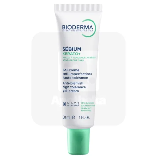 BIODERMA SEBIUM KERATO+ GEELKREEM AKNELISELE NAHALE 30ML