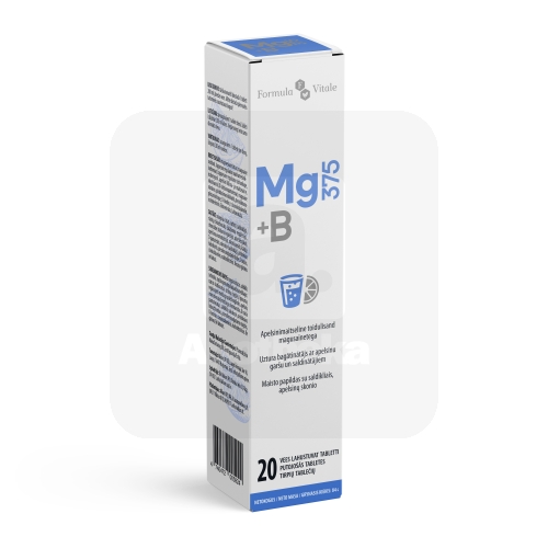 FORMULA VITALE MG 375MG + B VIT LAH TBL N20