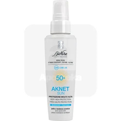 BIONIKE SUN AKNET PÄIKESEKAITSEFLUID SPF50+ 50ML