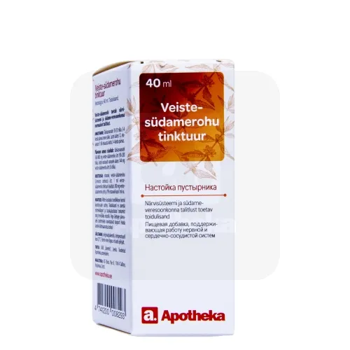 A. VEISTE-SÜDAMEROHU TINKTUUR 40ML