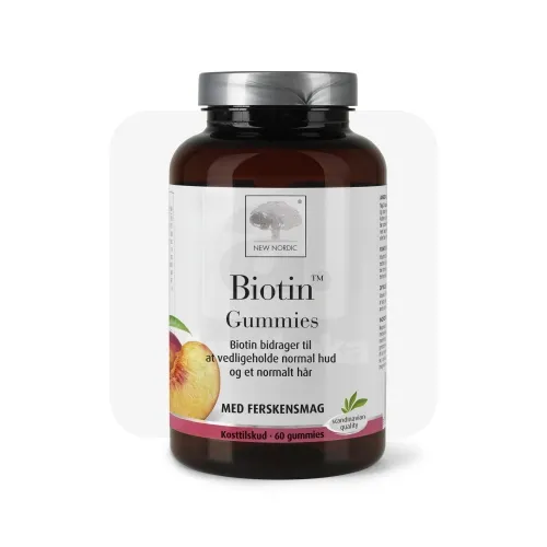 NEW NORDIC BIOTIN GUMMIES N60
