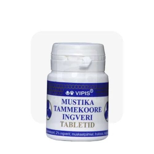 VIPIS MUSTIKA-TAMMEKOORE-INGVERI TABLETID N50 (15G)