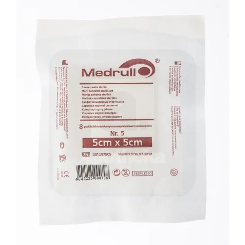 MARLI SALVRÄTIKUD STERIILSED 5X5CM N5 (MEDRULL)