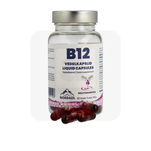 NORDAID B12 VEDELKAPSEL N60