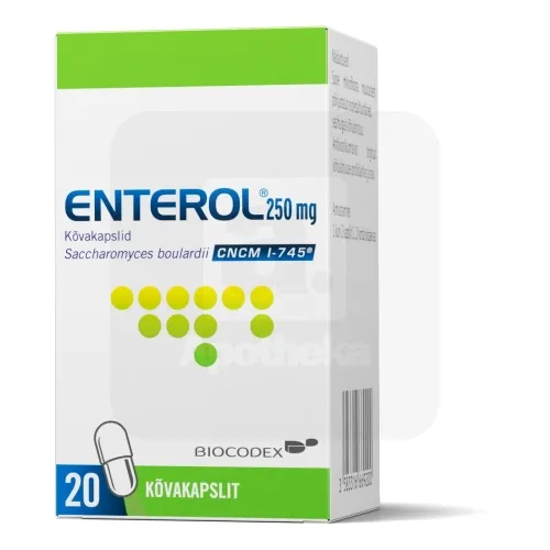 ENTEROL CAPS 250MG N20