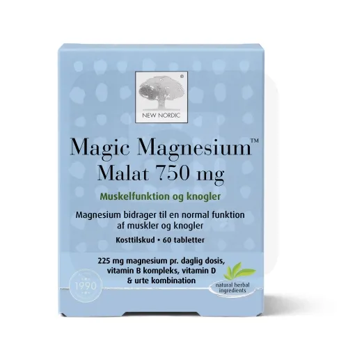 NEW NORDIC MAGIC MAGNESIUM MALATE TBL 750MG N60