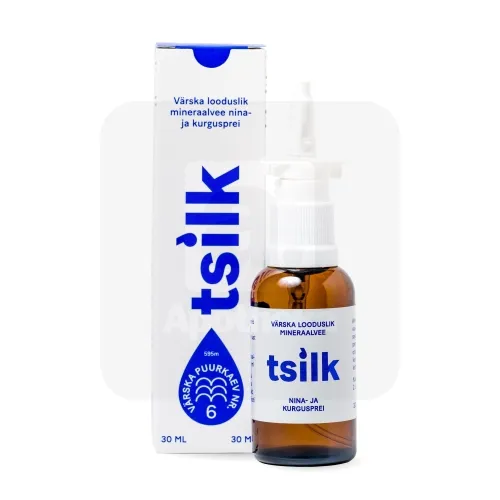VÄRSKA LOODUSLIK MINERAALVEE NINA- JA KURGUSPREI TSILK 30ML