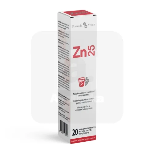 FORMULA VITALE TSINK 25 MG LAH TBL N20