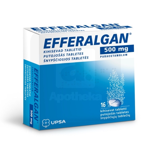 EFFERALGAN KIHISEV TBL 500MG N16