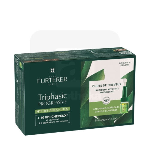 RENE FURTERER TRIPHASIC JUUKSEAMPULLID PROGRESSIVE 5,5ML N8