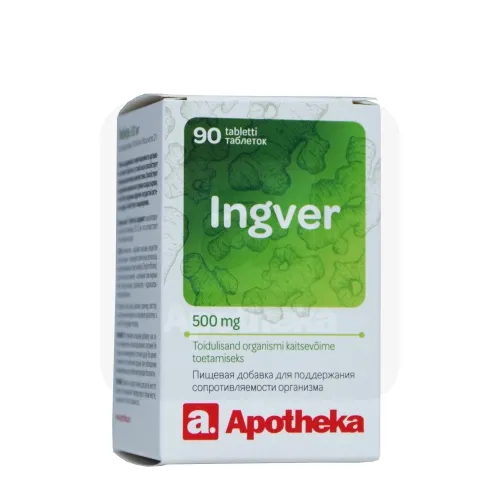 A. INGVER TBL 500MG N90
