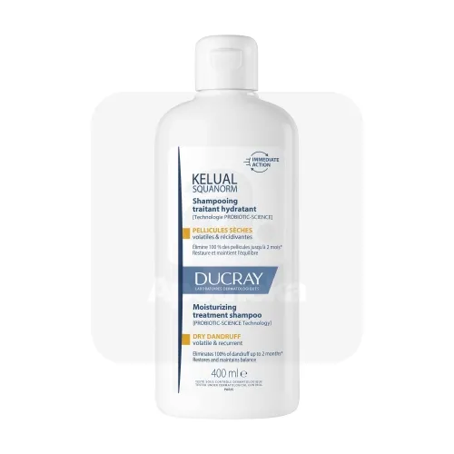 DUCRAY KELUAL SQUANORM SHAMPOON KUIVALE KÕÕMALE 400ML