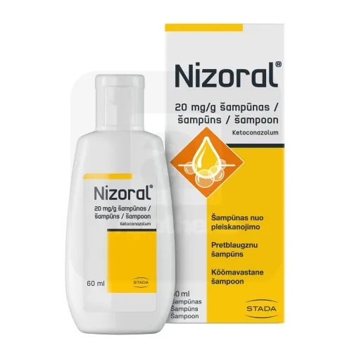 NIZORAL SHAMPOON 20MG/G 60ML