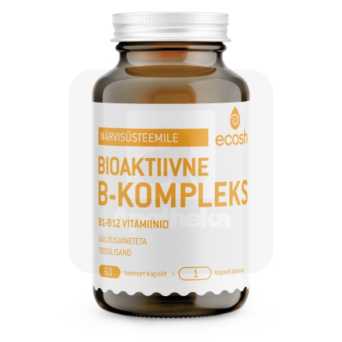 ECOSH B-KOMPLEKS BIOAKTIIVNE KAPSLID N60