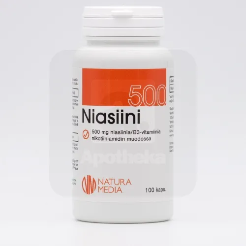 B3 NIKOTIINAMIID KAPSLID 500MG N100