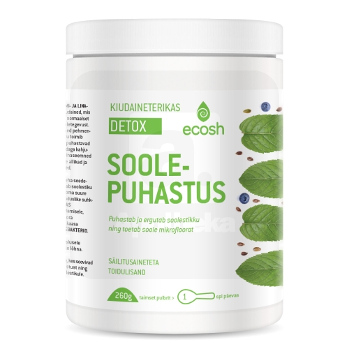 ECOSH KIUDAINETERIKAS SOOLEPUHASTUS DETOX 260G