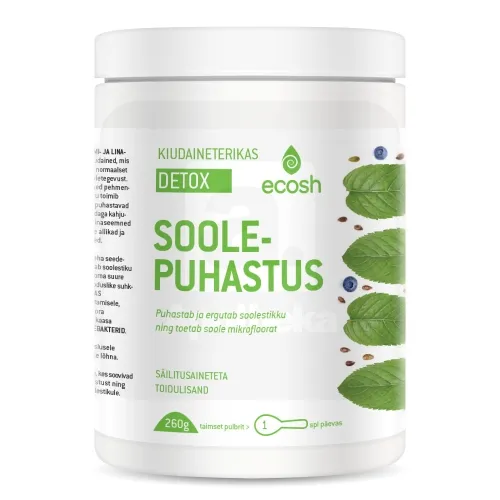 ECOSH KIUDAINETERIKAS SOOLEPUHASTUS DETOX 260G