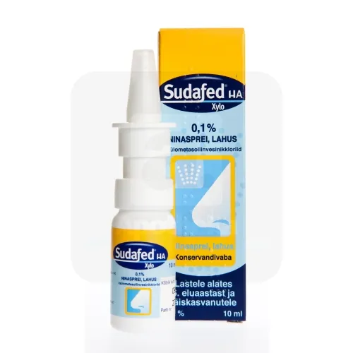 SUDAFED HA XYLO NINASPREI 1MG/ML 10ML