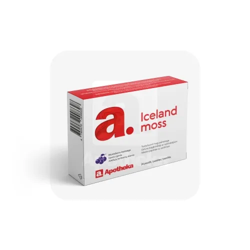A. ICELAND MOSS THROAT PASTILLES N24