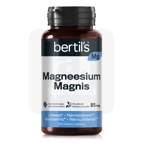 BERTILS MAGNEESIUM TBL 85MG N200