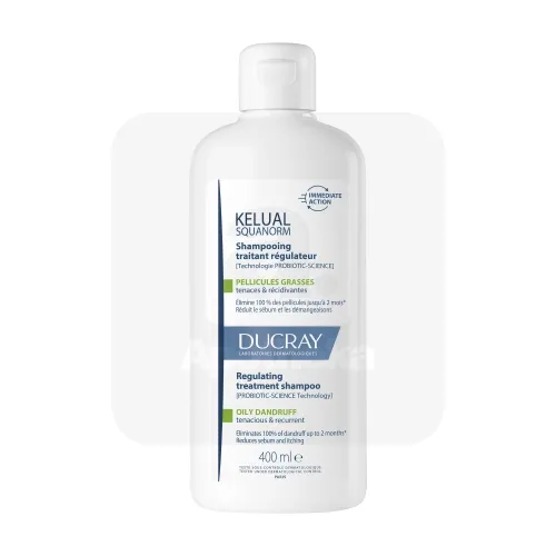 DUCRAY KELUAL SQUANORM SHAMPOON RASUSELE KÕÕMALE 400ML