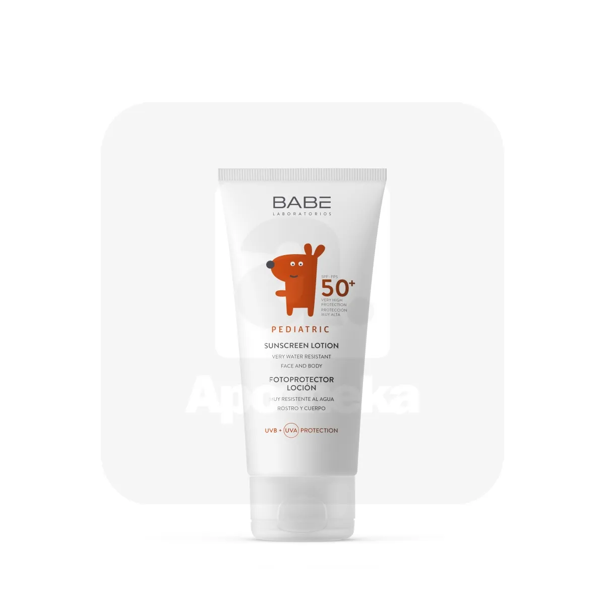 BABE PEDIATRIC PÄIKESEKAITSELOSJOON 50+ LASTELE 100ML - Tootepilt 1