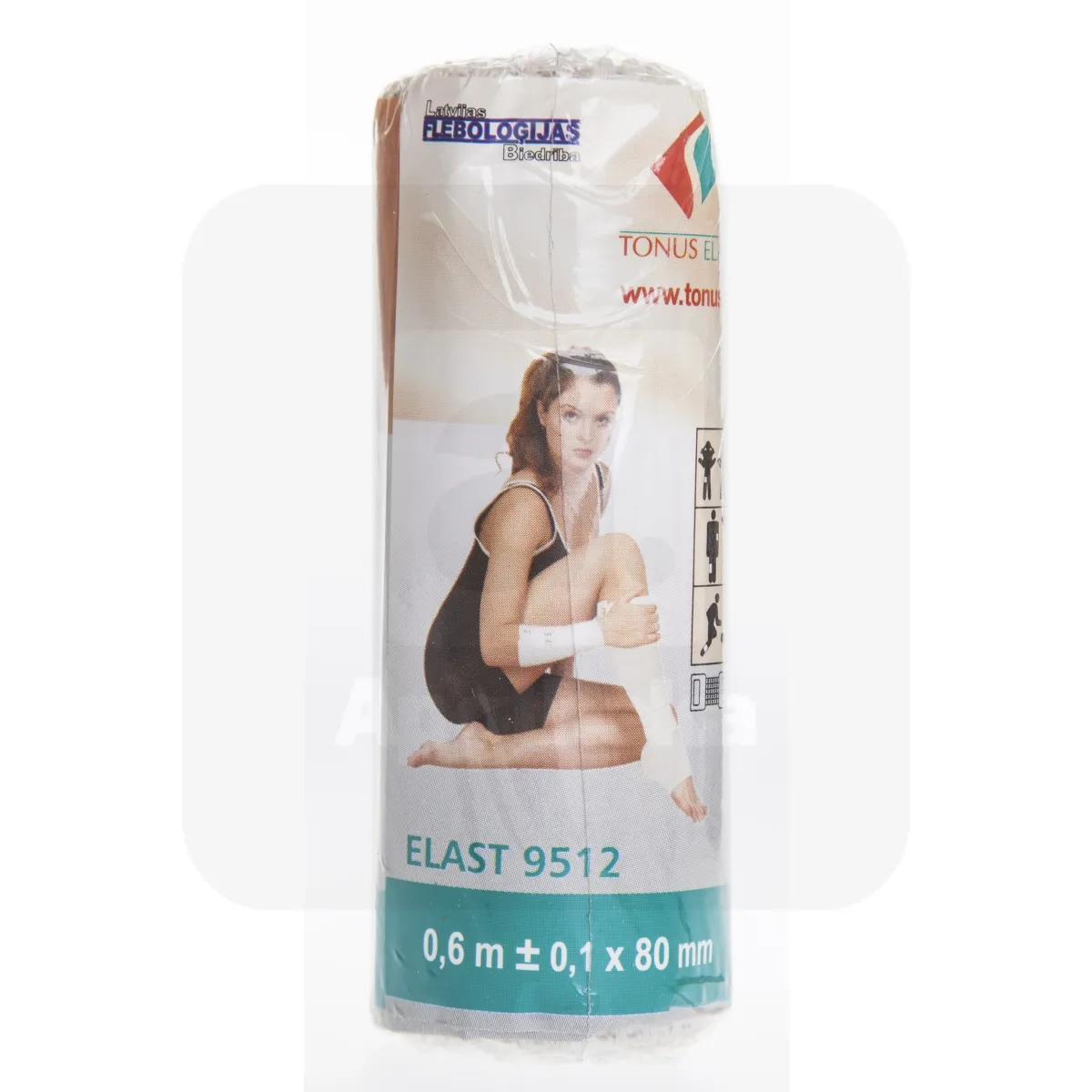 ELASTIKSIDE 8CMX0,60M (KESKMISELT VENIV) - Tootepilt