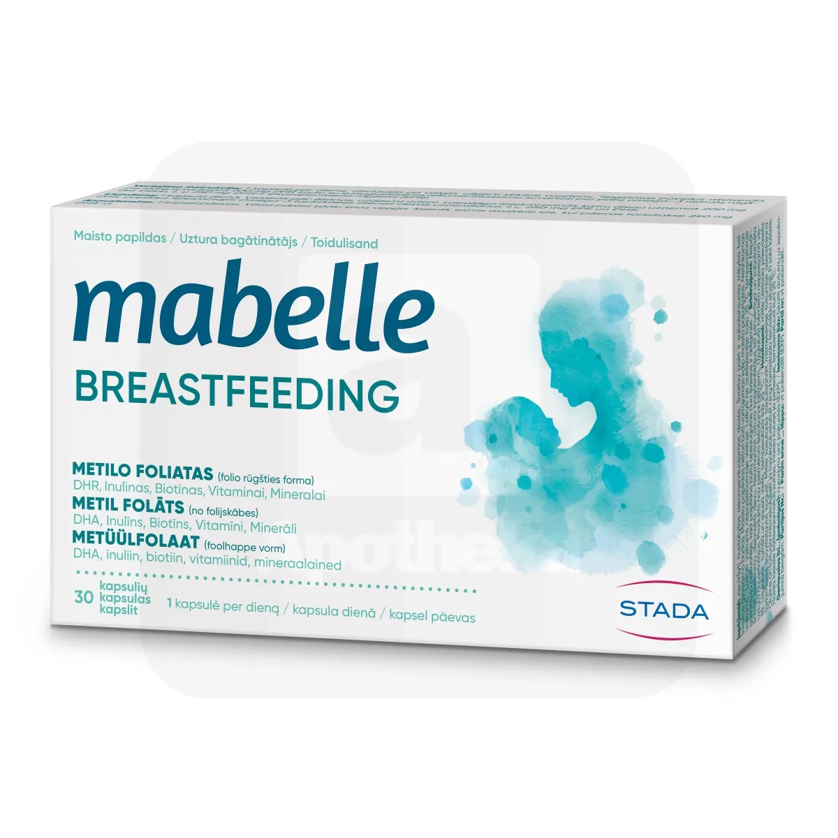 MABELLE BREASTFEEDING KAPSLID N30 - Tootepilt