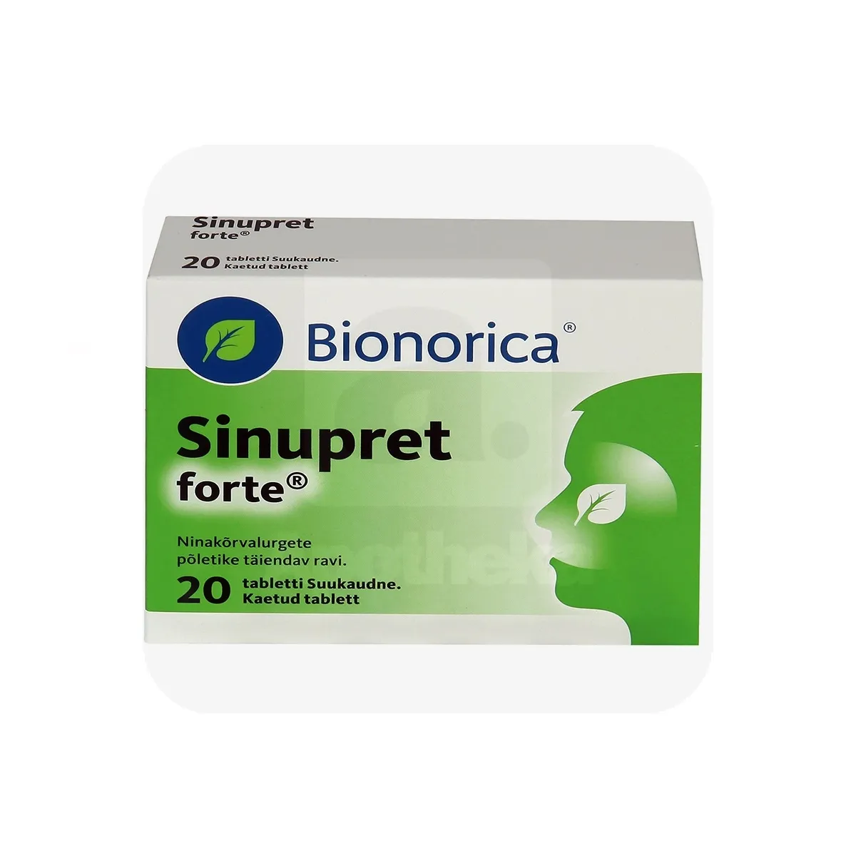 SINUPRET FORTE KAETUD TBL 12+36+36+36+36MG N20 - Tootepilt