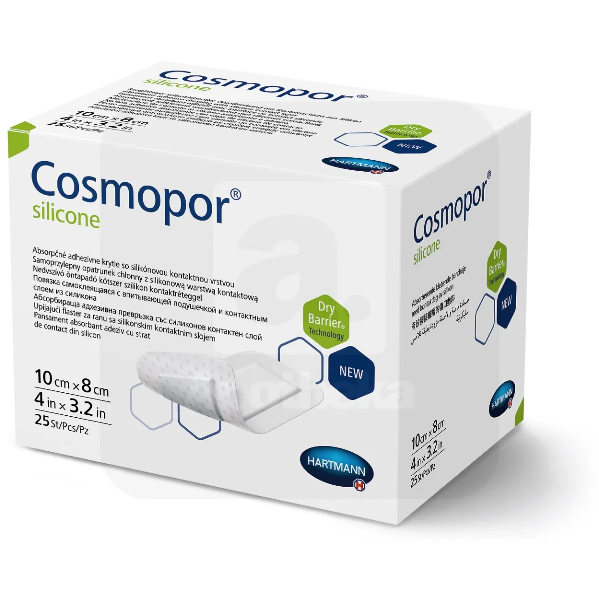 COSMOPOR SILICONE 10CMX8CM N25 - Tootepilt