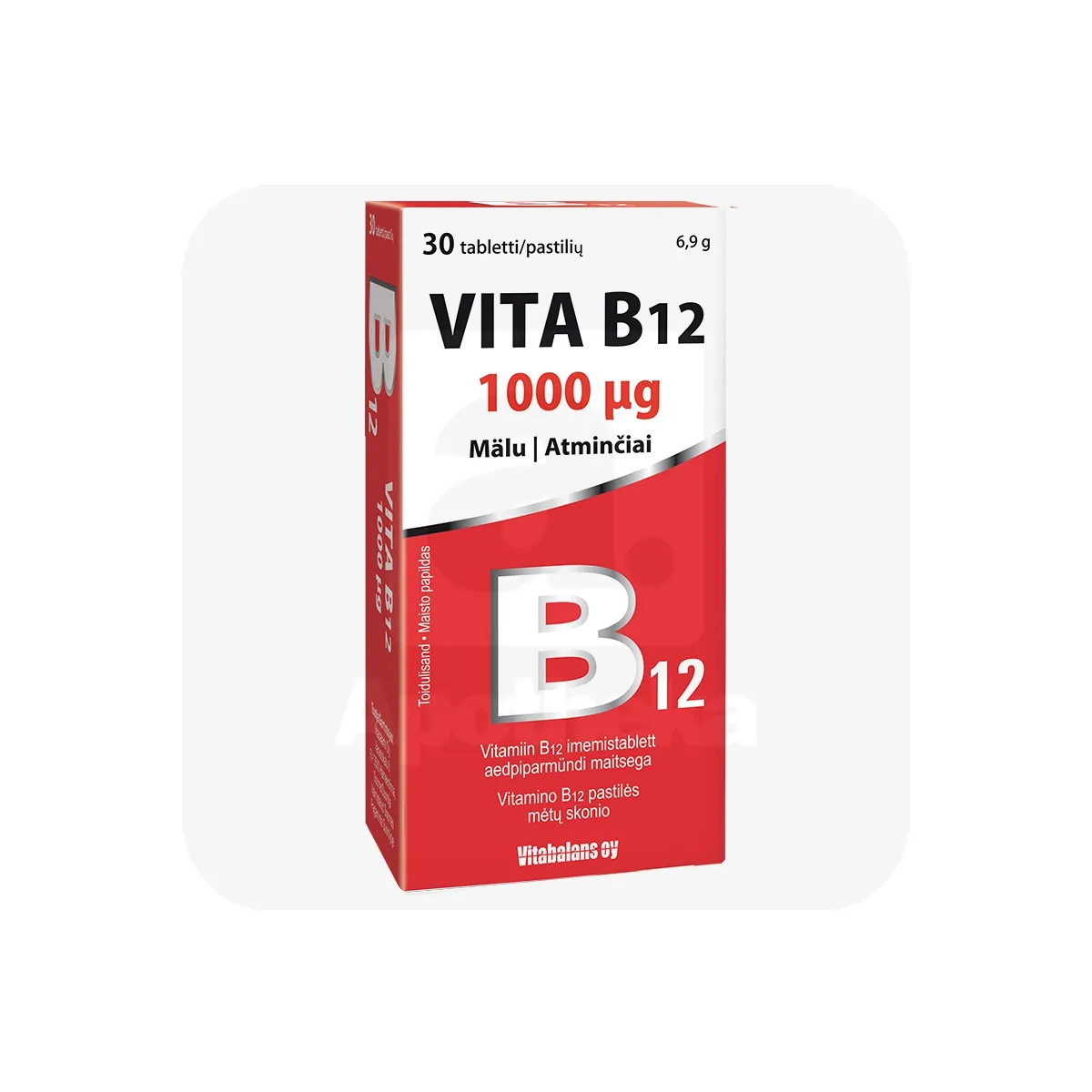 VITA B12 IMEMISTBL 1000MCG N30 - Tootepilt