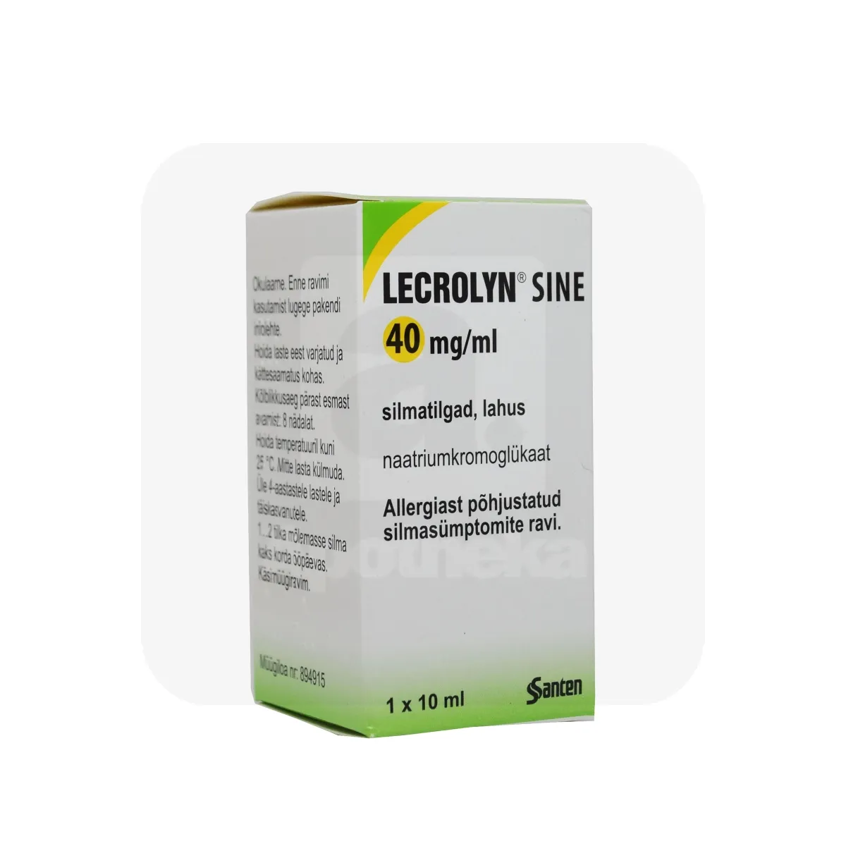 LECROLYN SINE SILMATILGAD 40MG/ML 10ML - Tootepilt