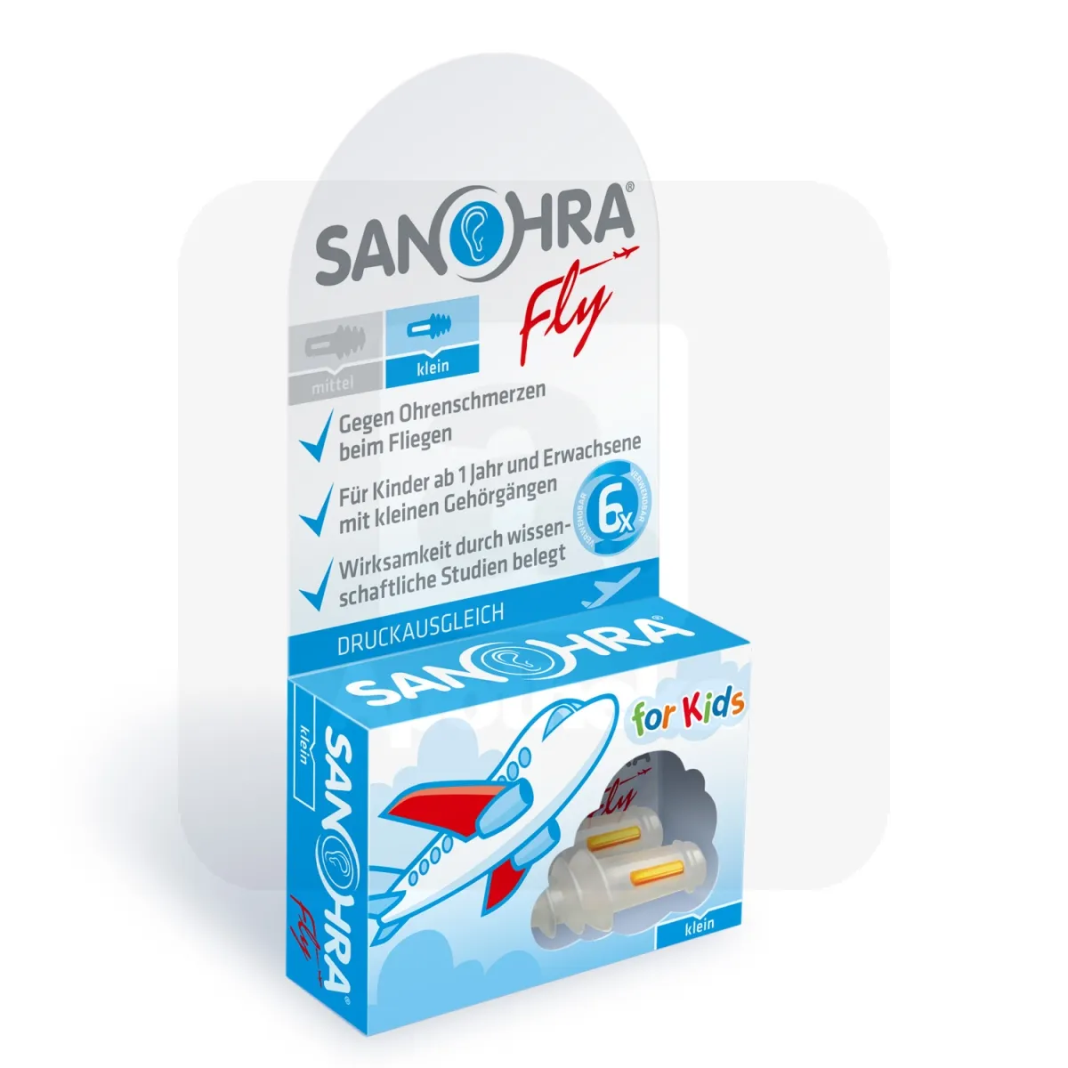 KÕRVATROPID SANOHRA FLY LASTELE 1 PAAR - Tootepilt