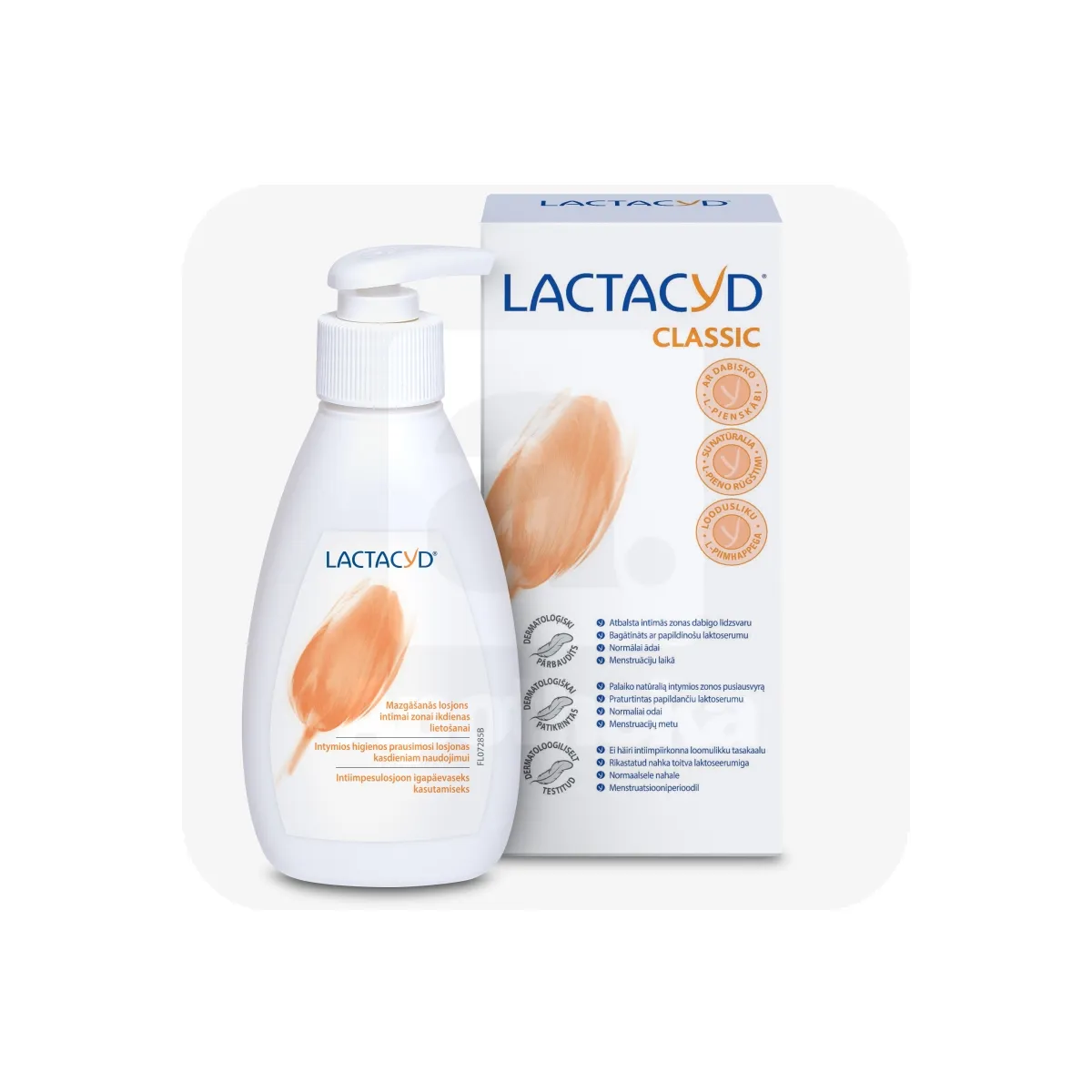 LACTACYD INTIIMPESUVEDELIK 200ML PUMBAGA - Tootepilt