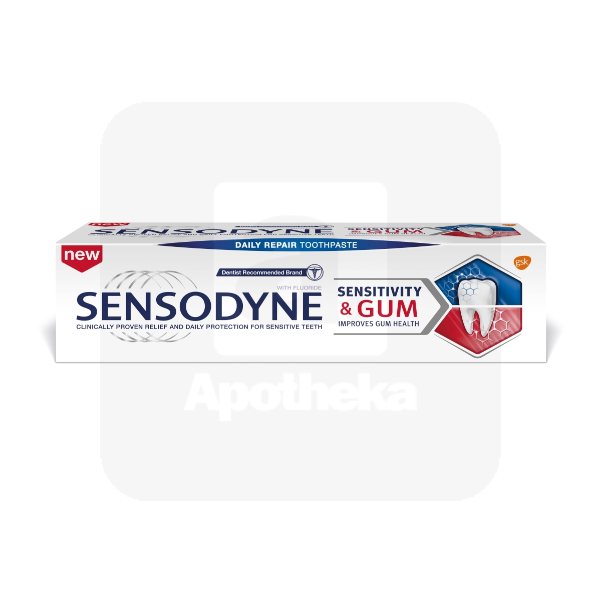 SENSODYNE HAMBAPASTA KAHEKORDNE LEEVENDUS 75ML - Tootepilt
