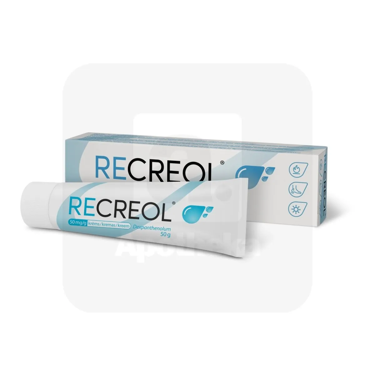 RECREOL KREEM 50MG/G 50G - Tootepilt