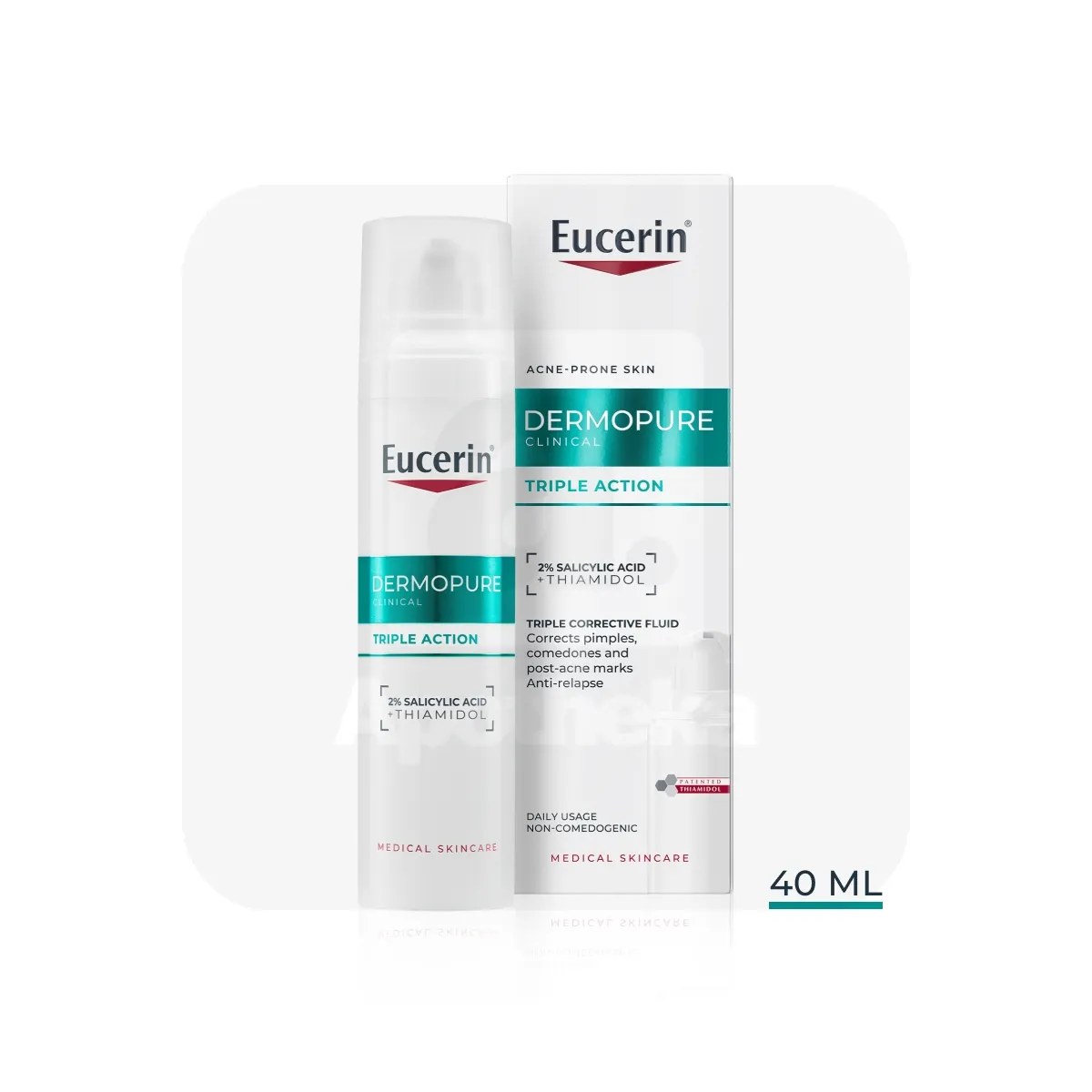 EUCERIN DERMOPURE CLINICAL EMULSIOON KORRIGEERIV 40ML - Tootepilt