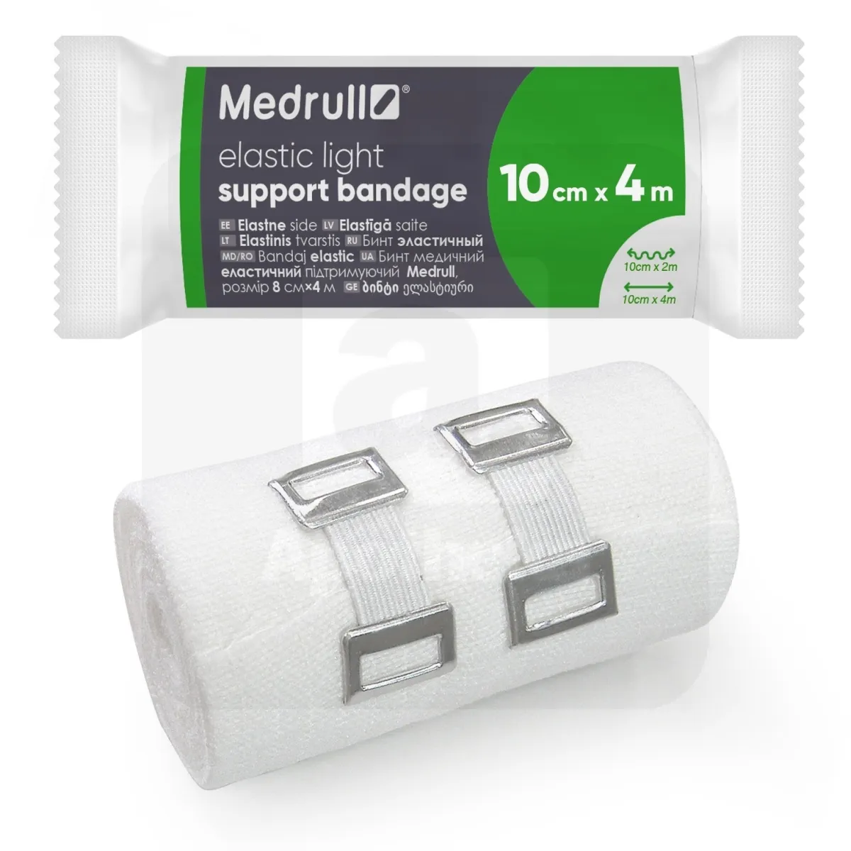 MEDRULL ELASTNE TUGISIDE ELASTIC LIGHT 10CMX4M KLAMBRIGA - Tootepilt