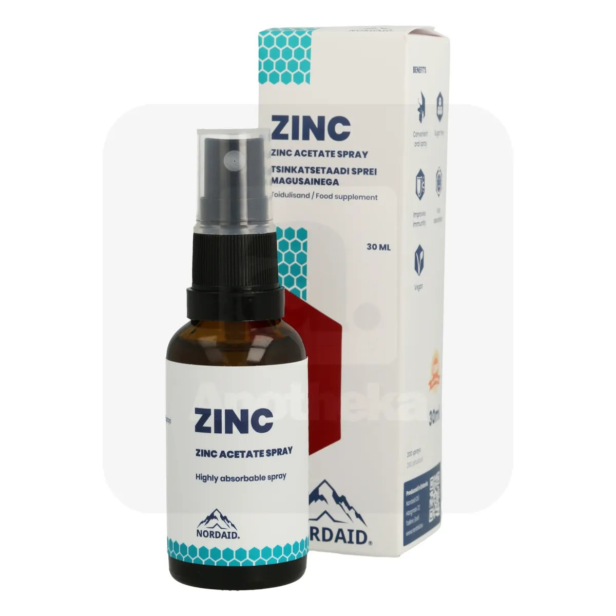 NORDAID ZINC SUUKAUDNE TSINKATSETAADI SPREI 30ML - Tootepilt
