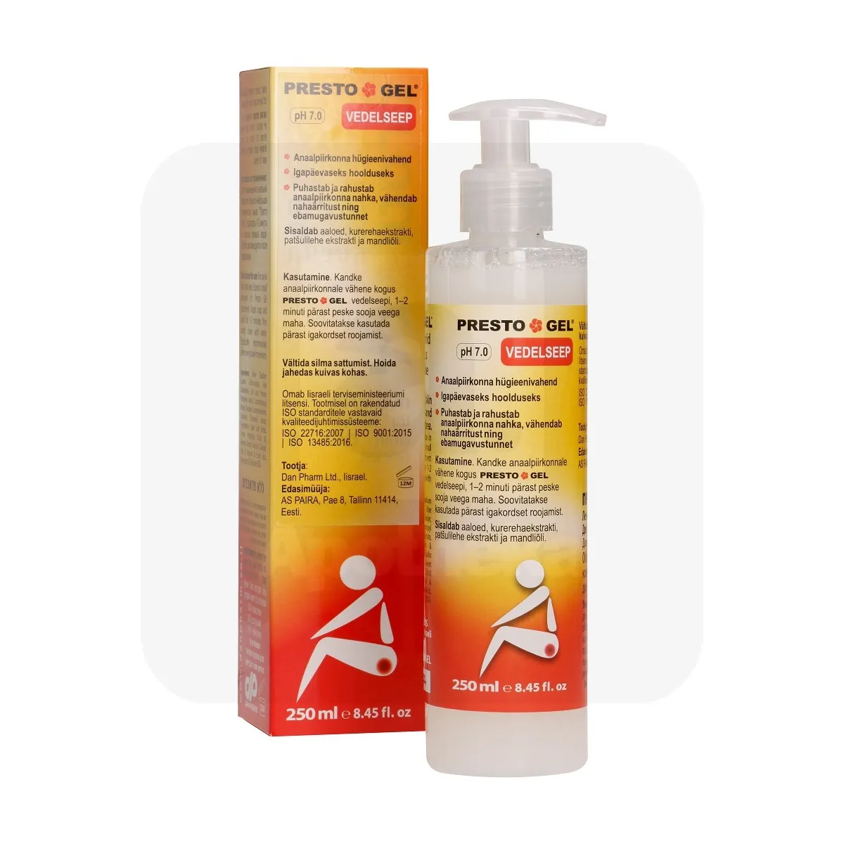 PRESTO GEL VEDELSEEP 250ML - Tootepilt