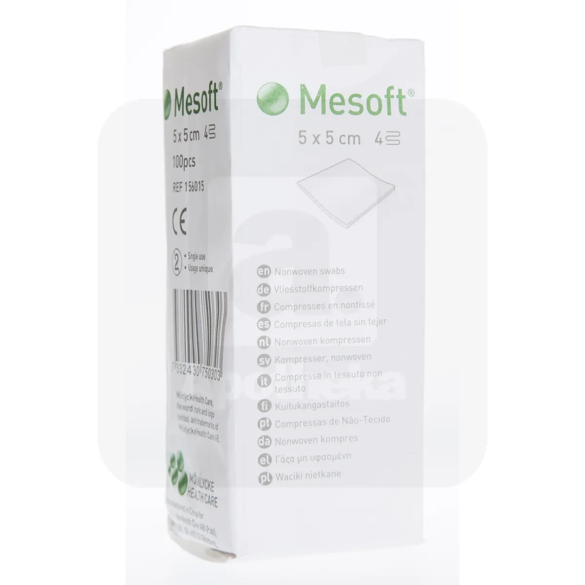 MESOFT TAMPOONID MITTESTER 5X5CM N100 - Tootepilt