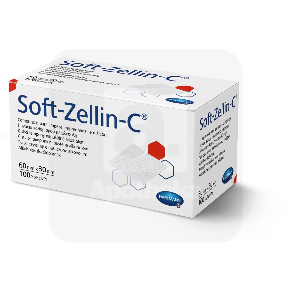 SOFT-ZELLIN-C NAHA PUHASTAMISEKS 6X3CM N100 - Tootepilt